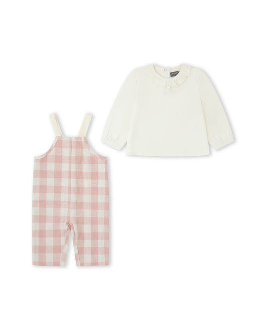 Conjunto Peto Vichy Rosa