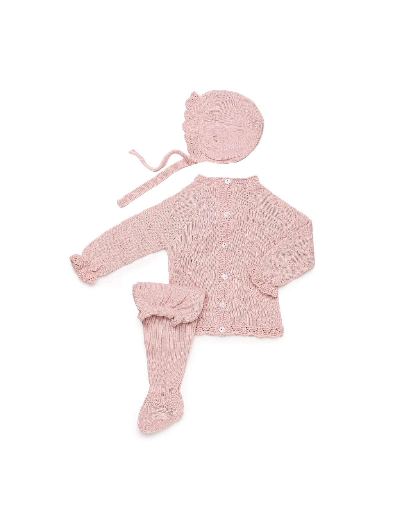 Conjunto 26541 Rosa Empolvado 3 Piezas