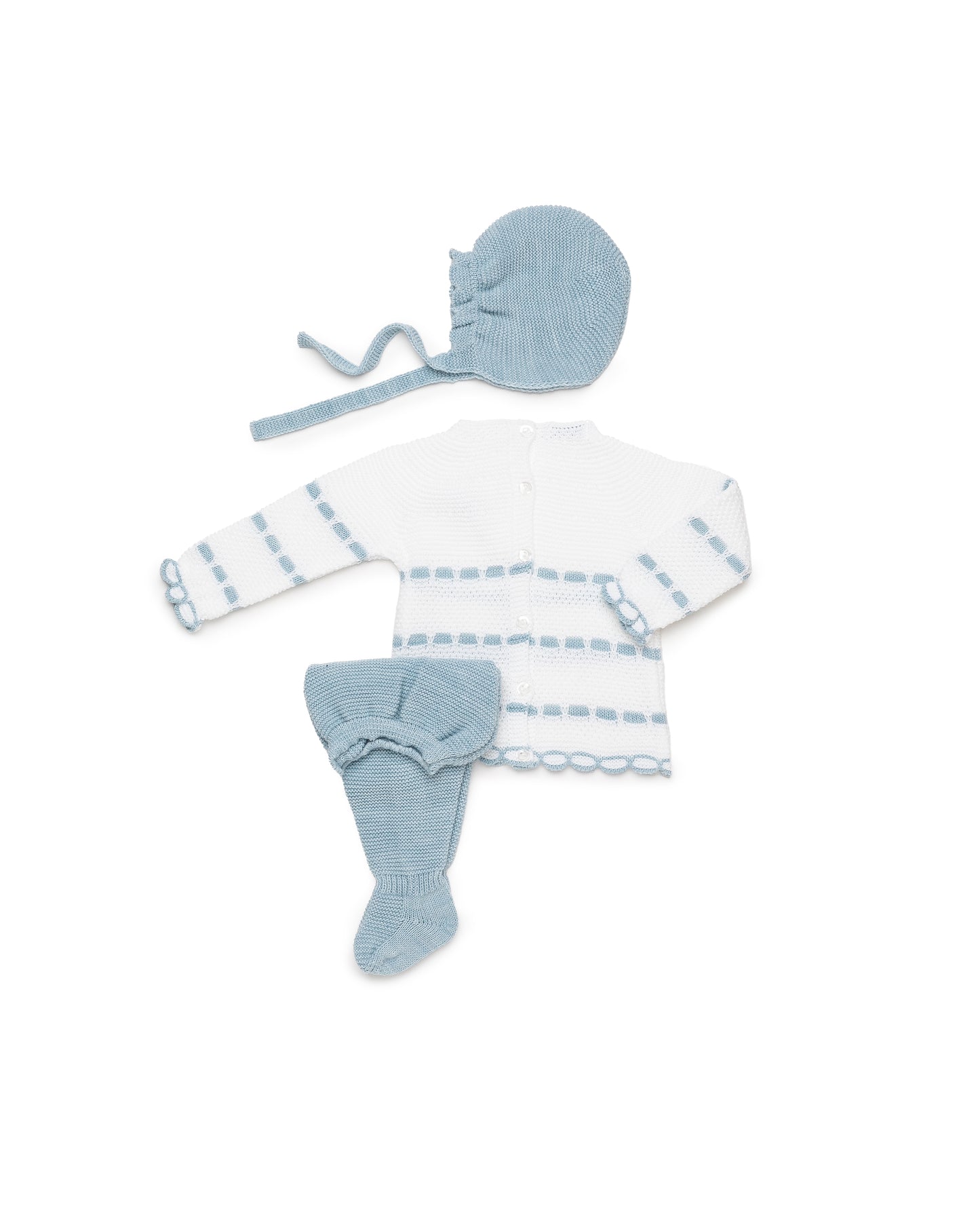 Conjunto 26561 Blanco Azul 3 Piezas