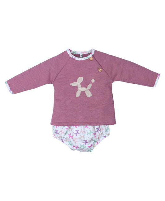 Conjunto Pololo Niño Perrito Globo