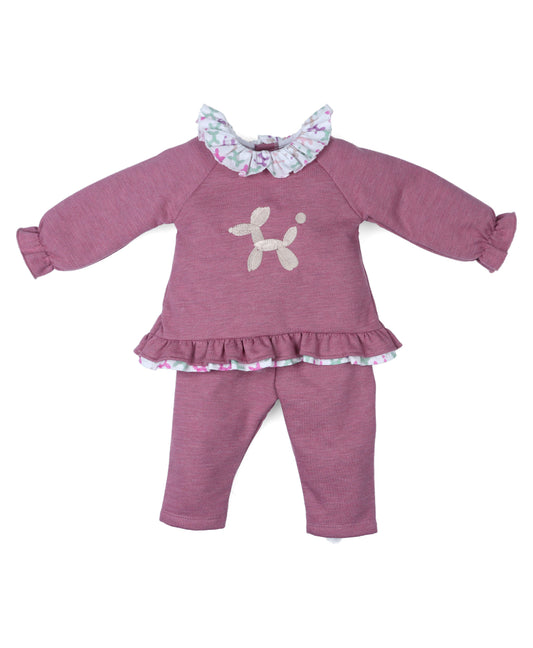 Conjunto Perrito Globos