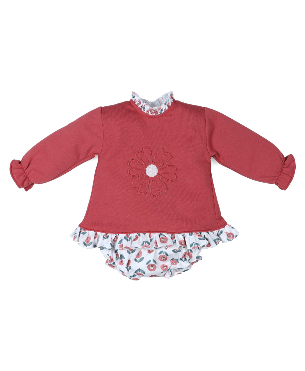 Conjunto Pololo Niño Flor De Invierno