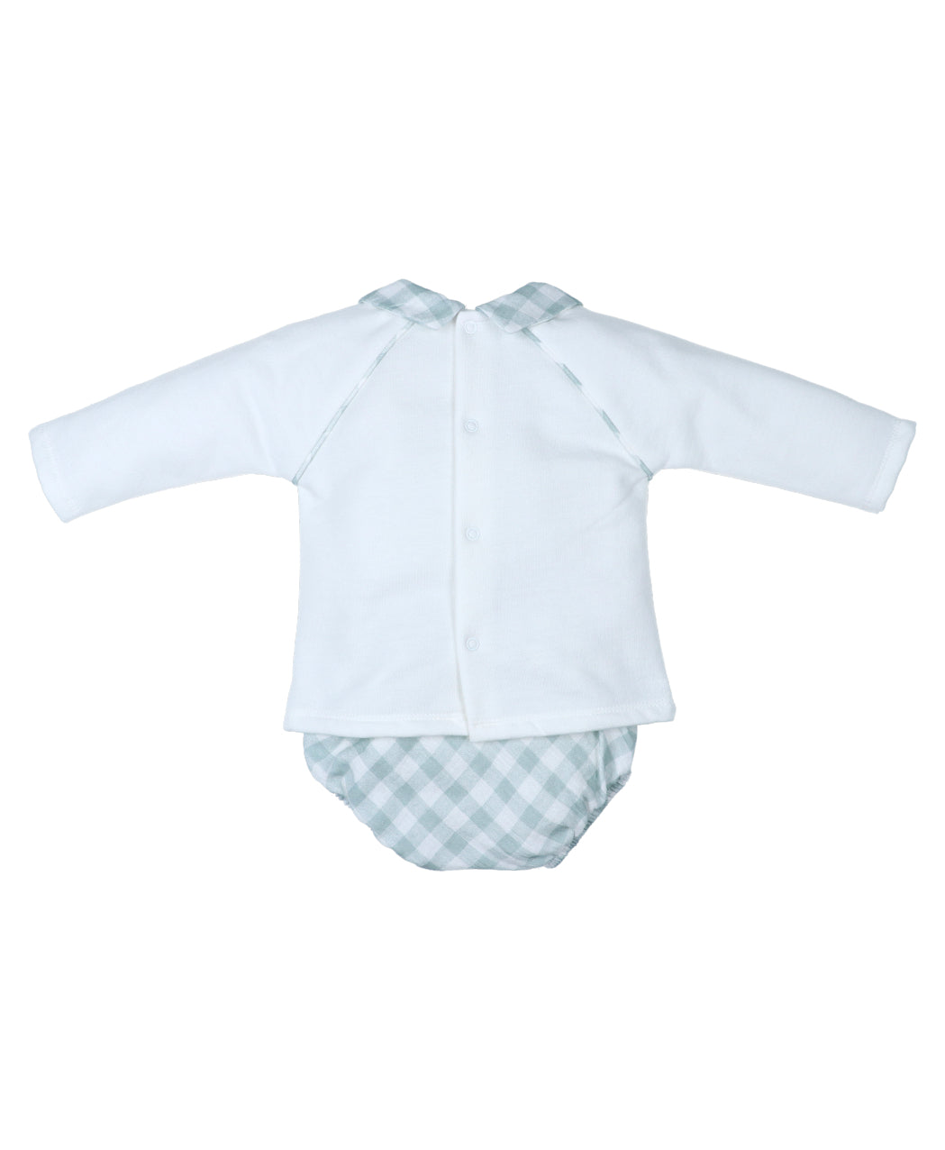 Conjunto Pololo Niño Osito Menta