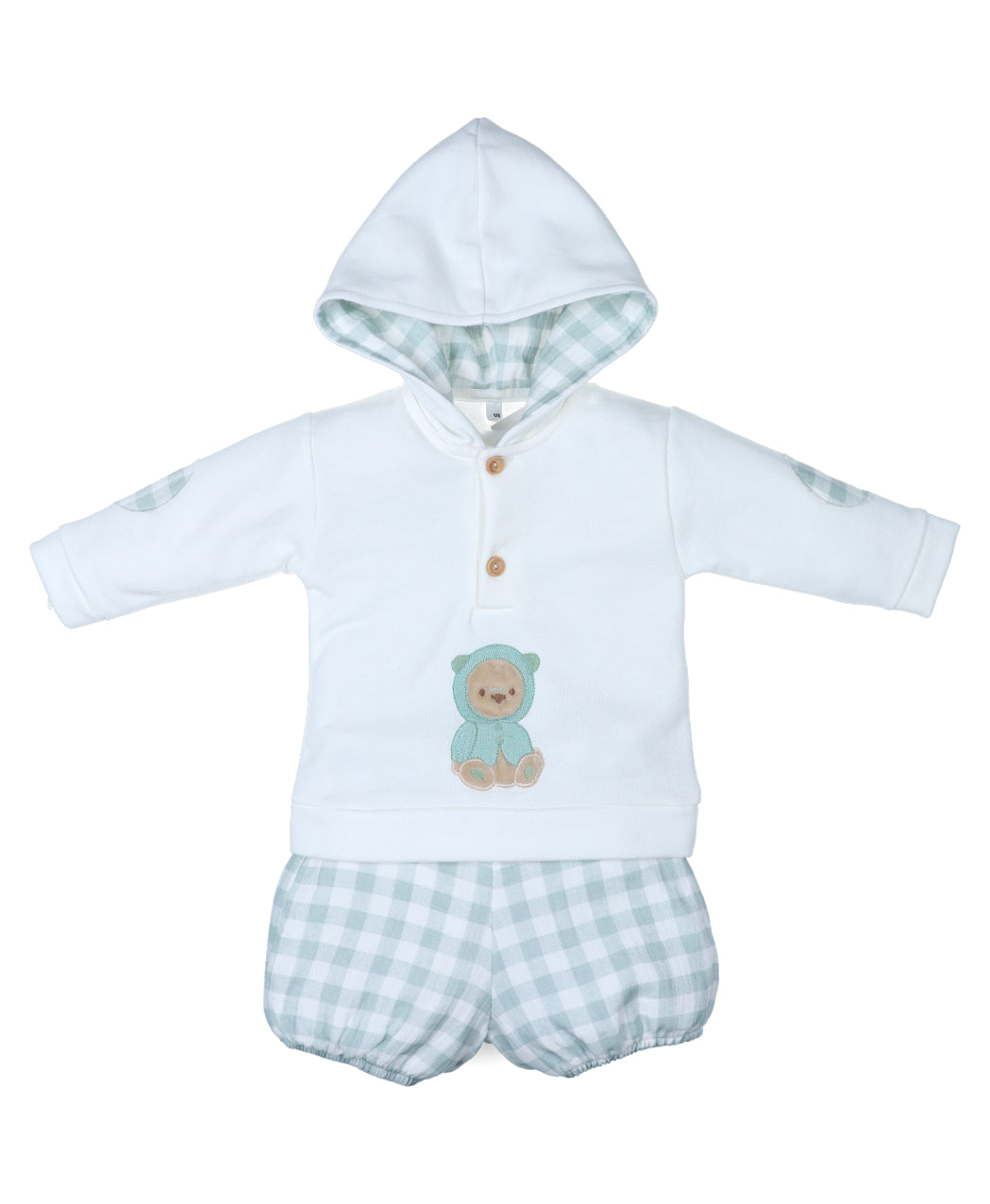 Conjunto Niño Osito Menta