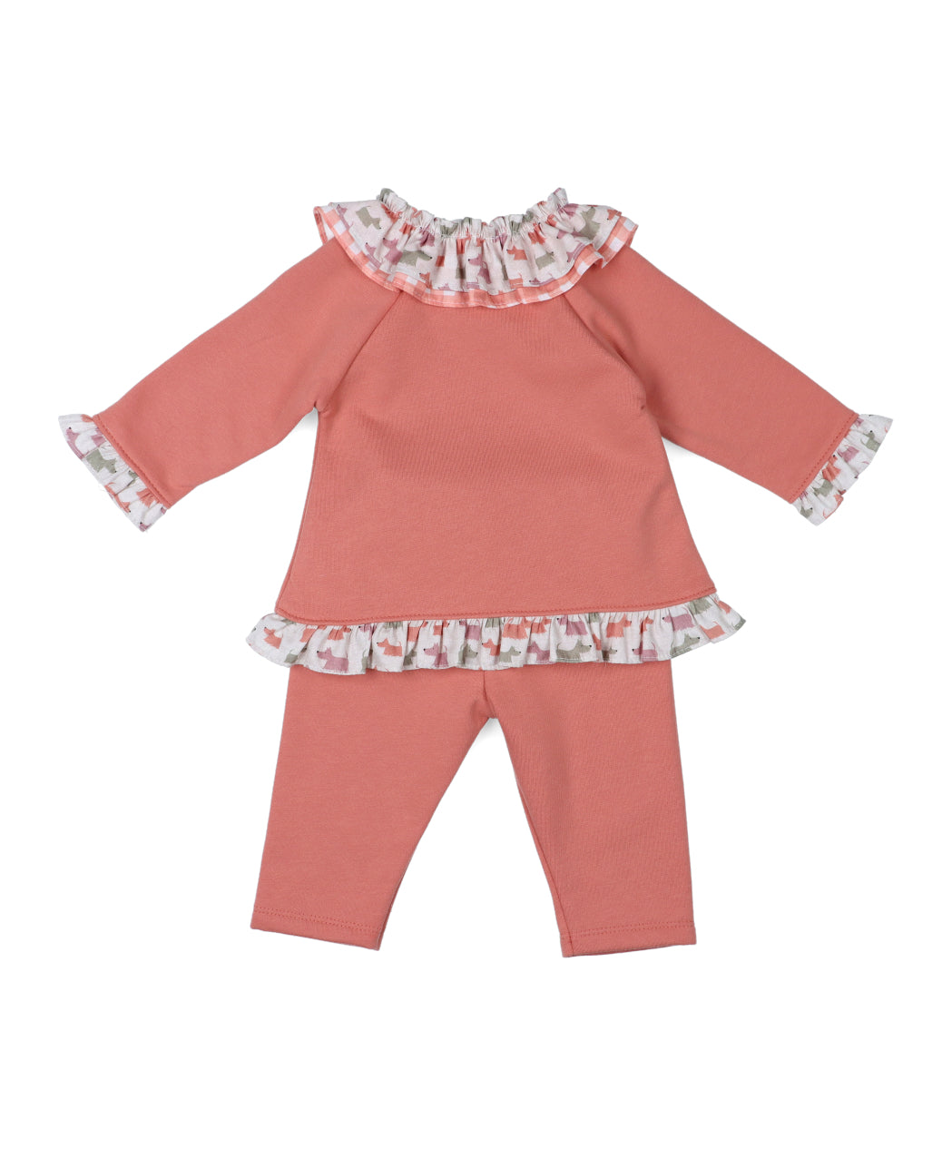 Conjunto Pantalon Dog Coral
