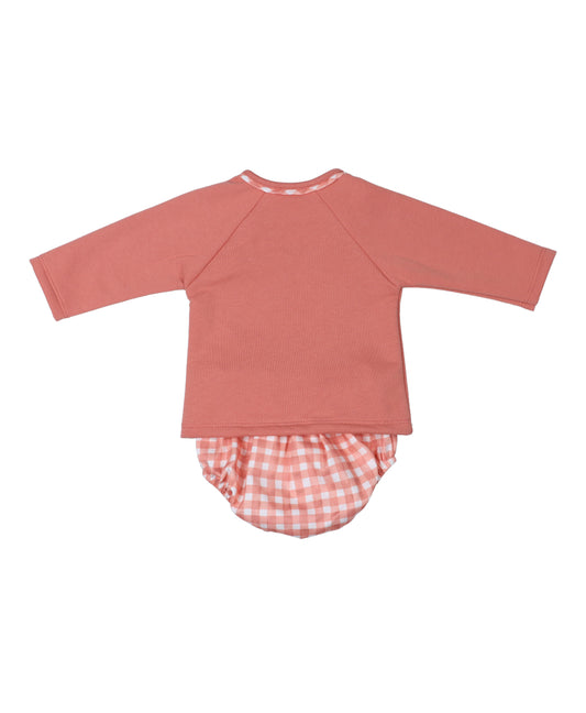 Conjunto Pololo Dog Coral
