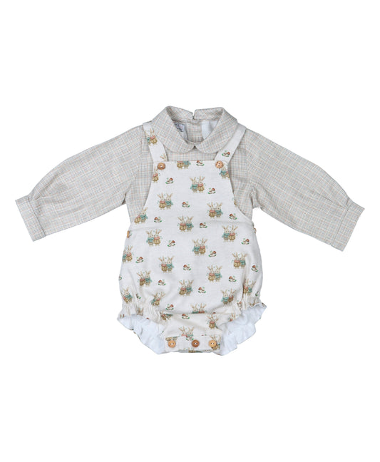 Conjunto Peto Conejitos Duo