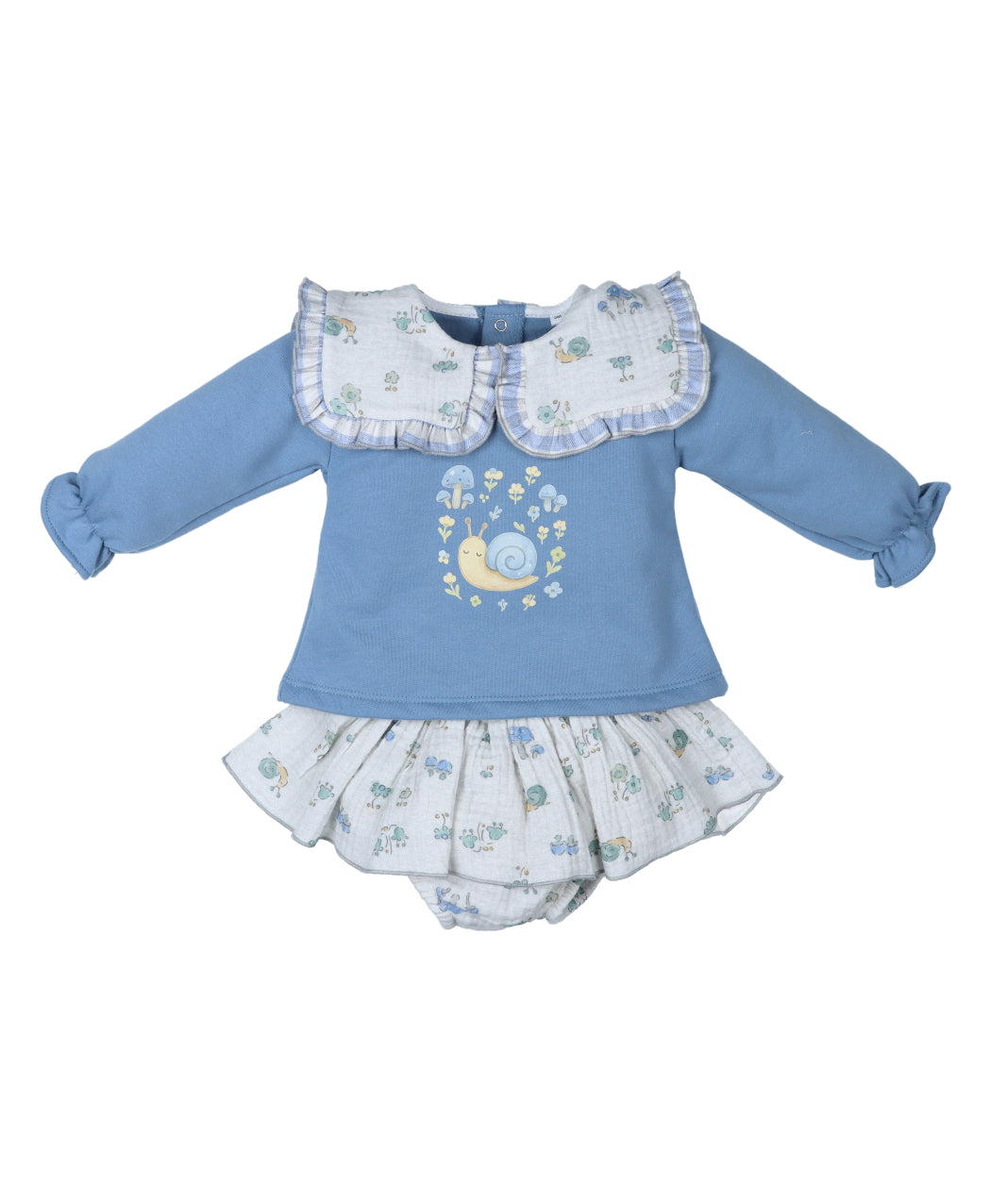 Conjunto Pantalon Caracol Azul