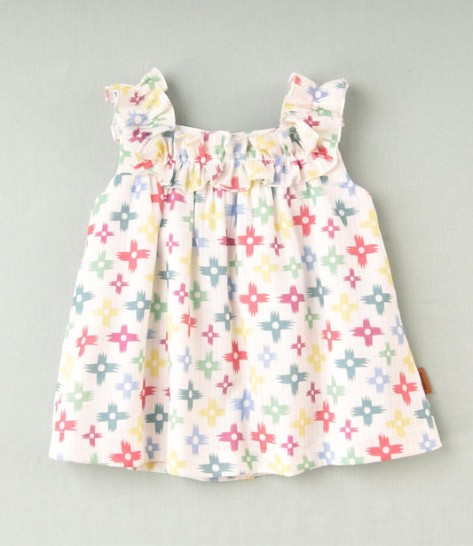 Vestido Multicolor Cruces