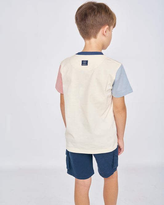 Camiseta Spagnolo Corta Crema