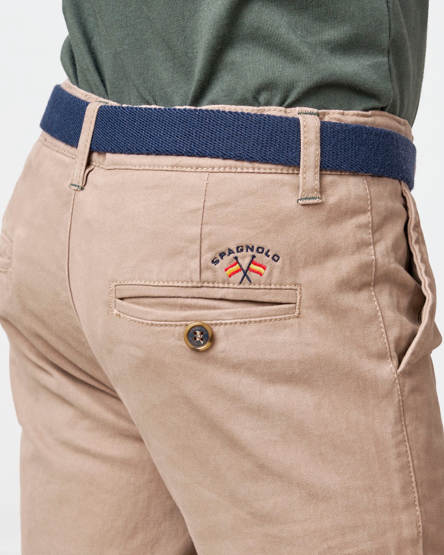 Pantalon Chino Camel Spagnolo