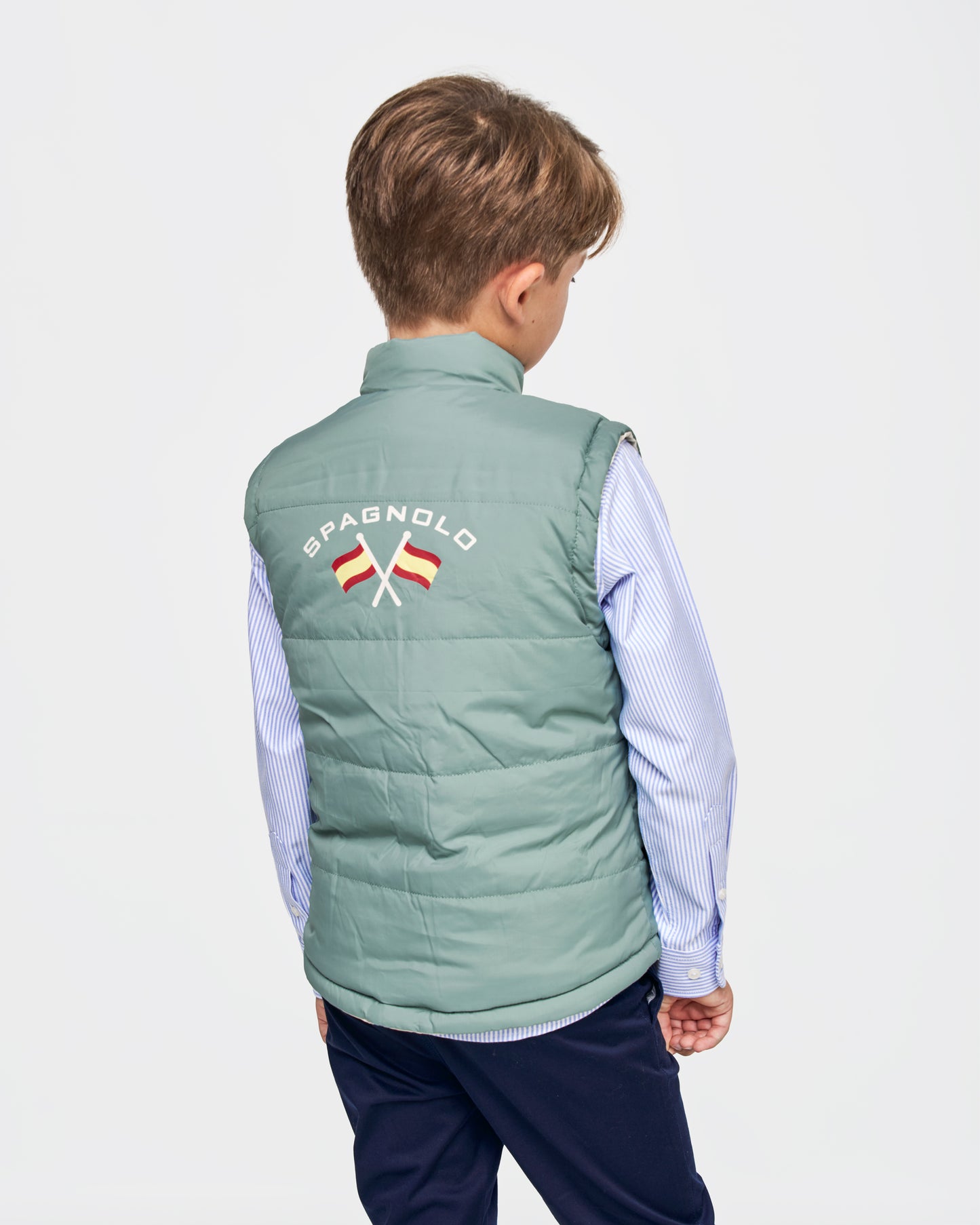 Chaleco Reversible Spagnolo Verde