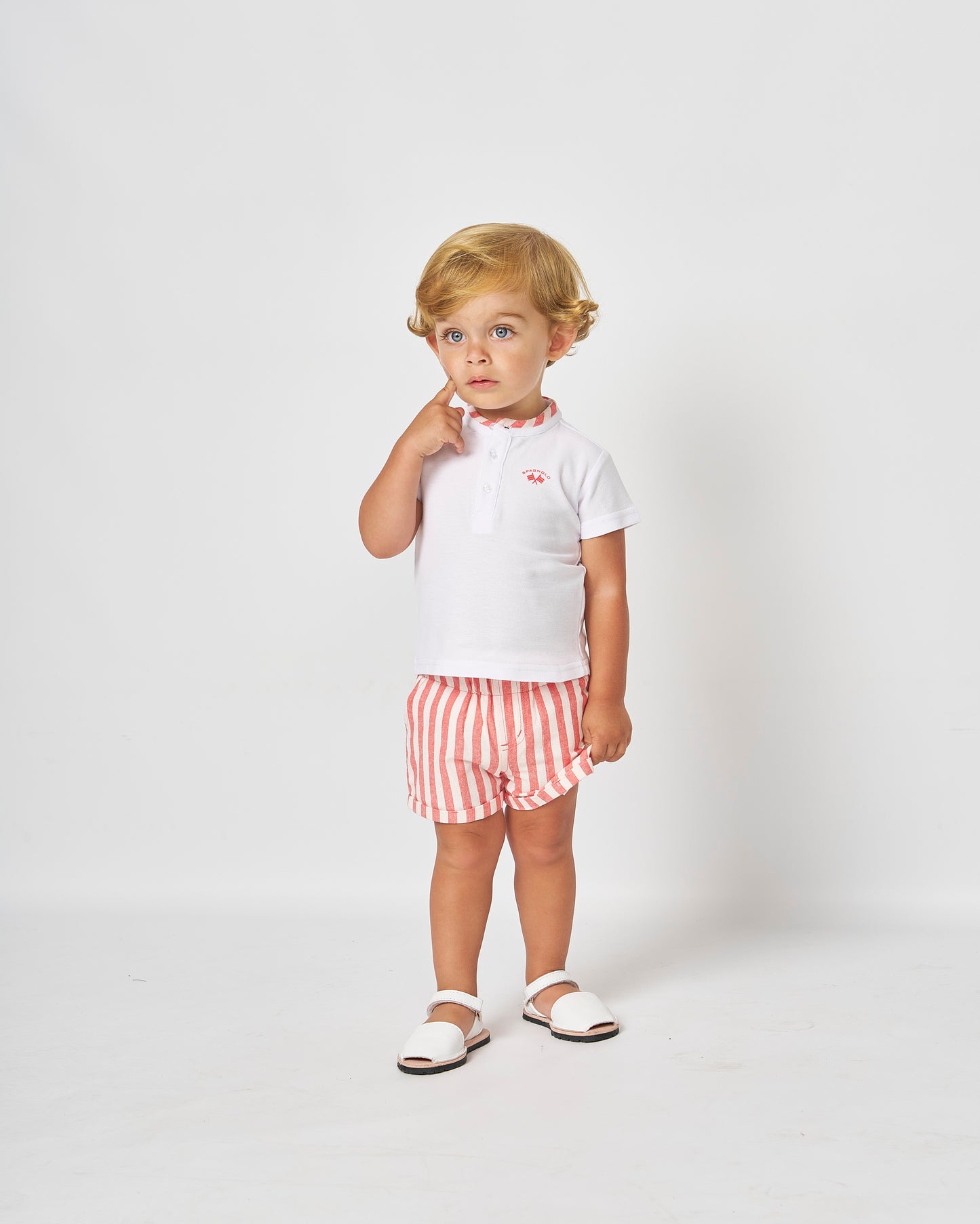 Conjunto Rayas Spagnolo Coral
