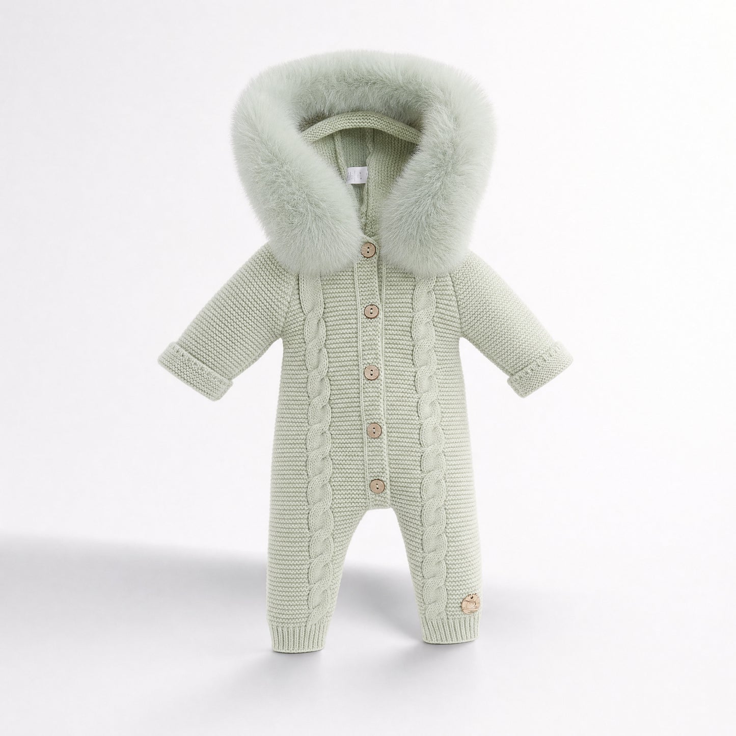 Buzo de Punto Pangasa Baby Arena con Pelo | Sonajero Kids