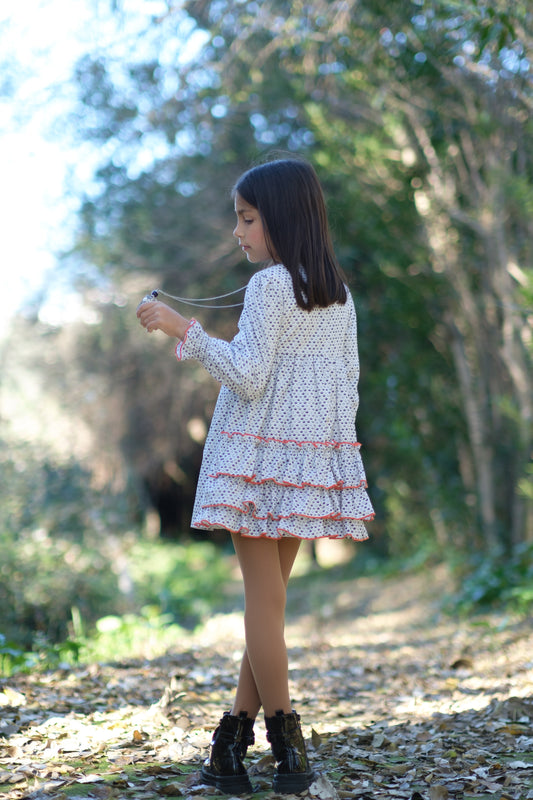 Vestido Estampado Coronas