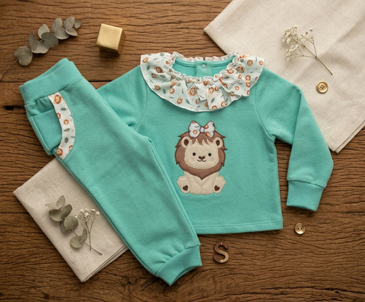 Conjunto Niña Leoncito Tel