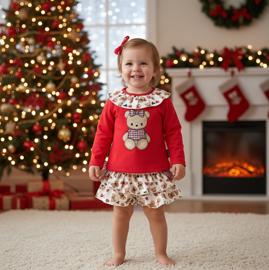 Conjunto Oso Navidad