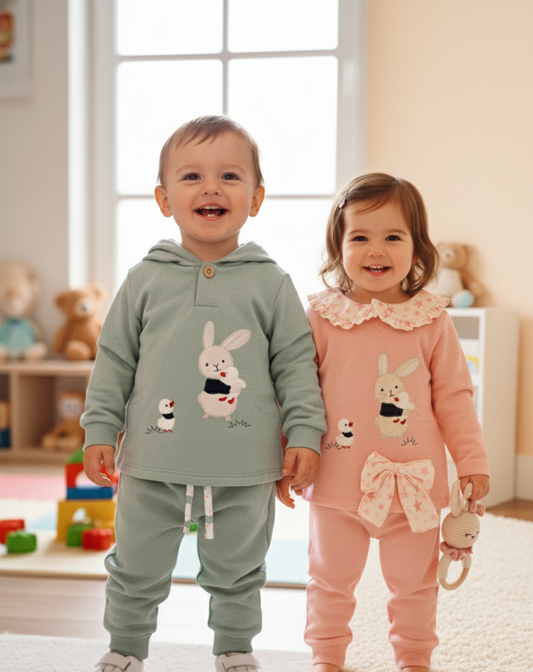 Conjunto Niña Conejito Cua