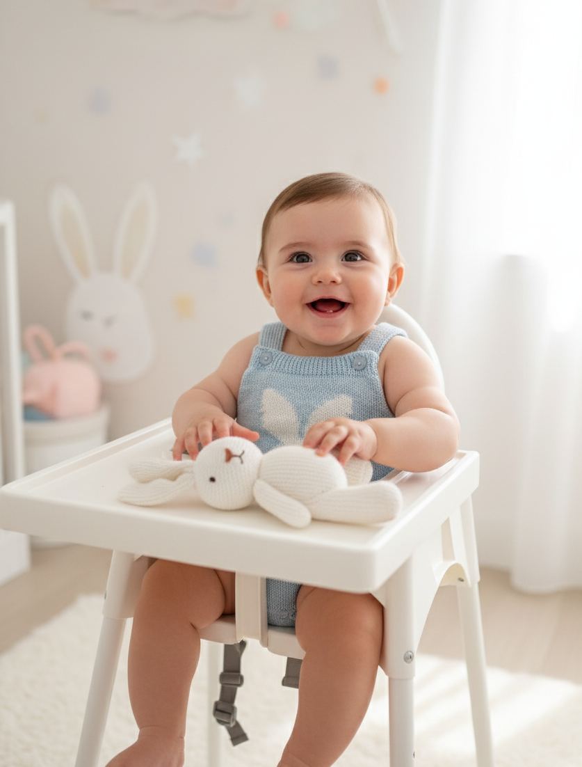 Peto Hilo Conejito Celeste