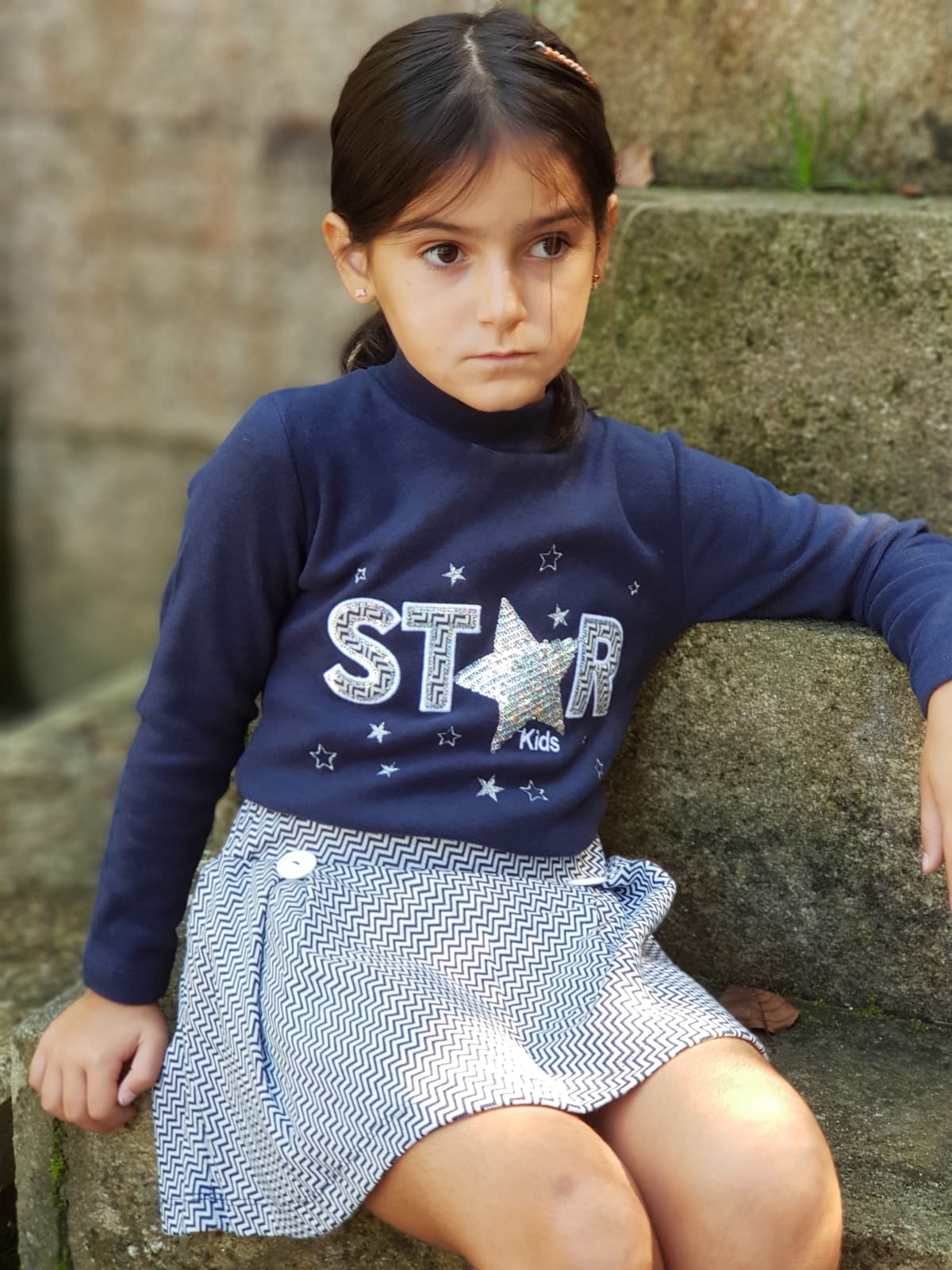 Conjunto Falda Sudadera Star 1