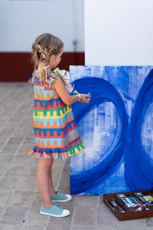 Vestido Olas De Caramelo