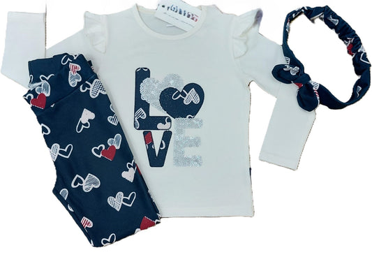 Leggins Love Corazones