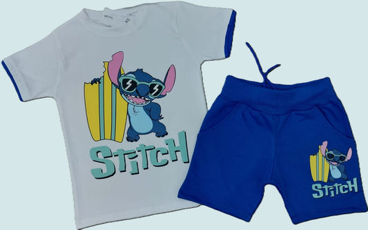 Conjunto Stitch Blue