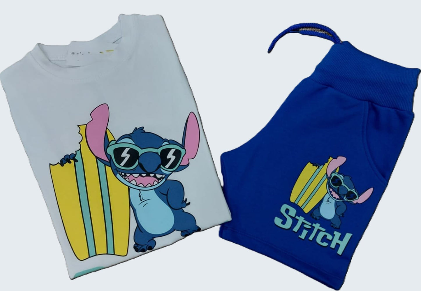 Conjunto Stitch Blue