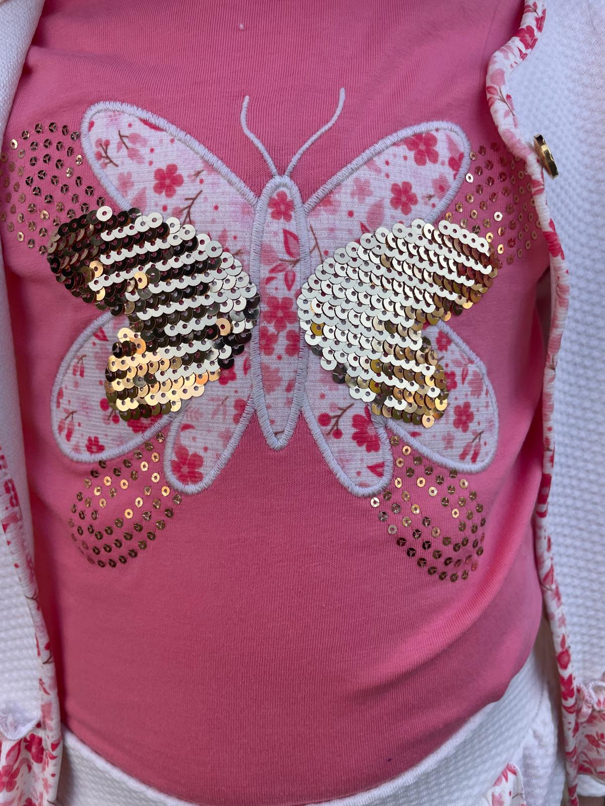 Conjunto 3 Piezas Mariposa