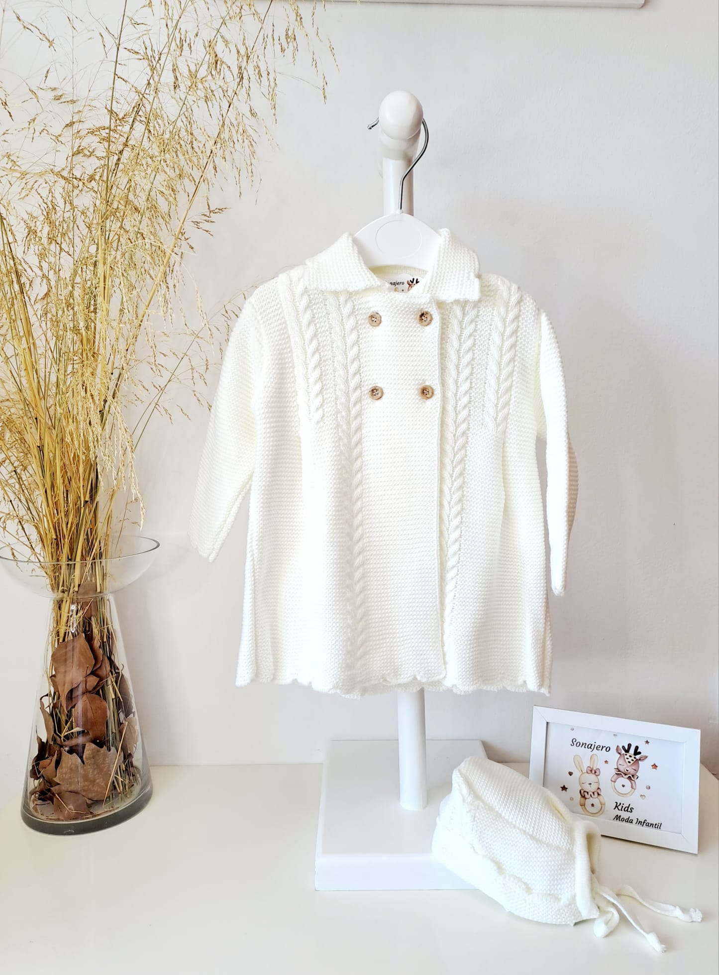 Abrigo Capota Chloe Crema