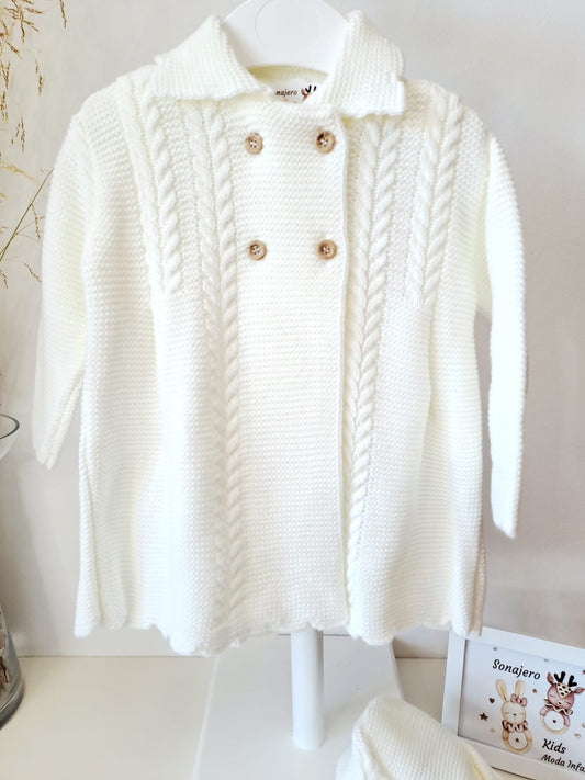 Abrigo Capota Chloe Crema