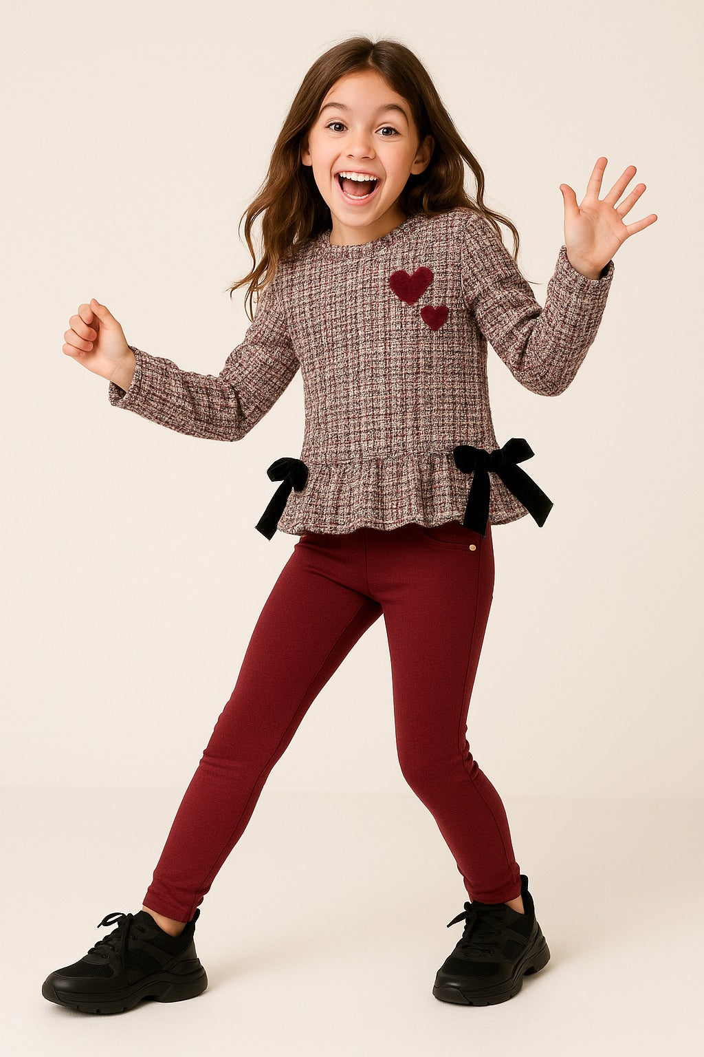 Conjunto Leggins Corazones