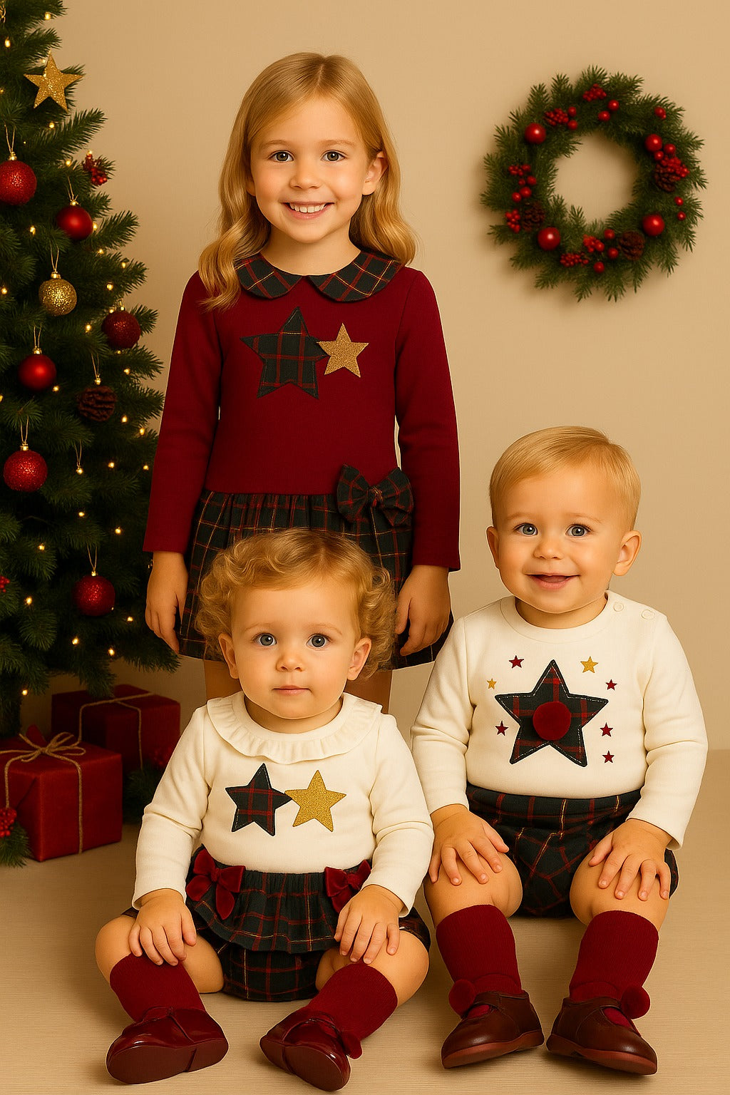 Conjunto Niño Estrella Dorada