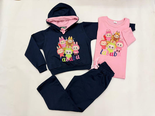 Conjunto 3 Piezas Labubu