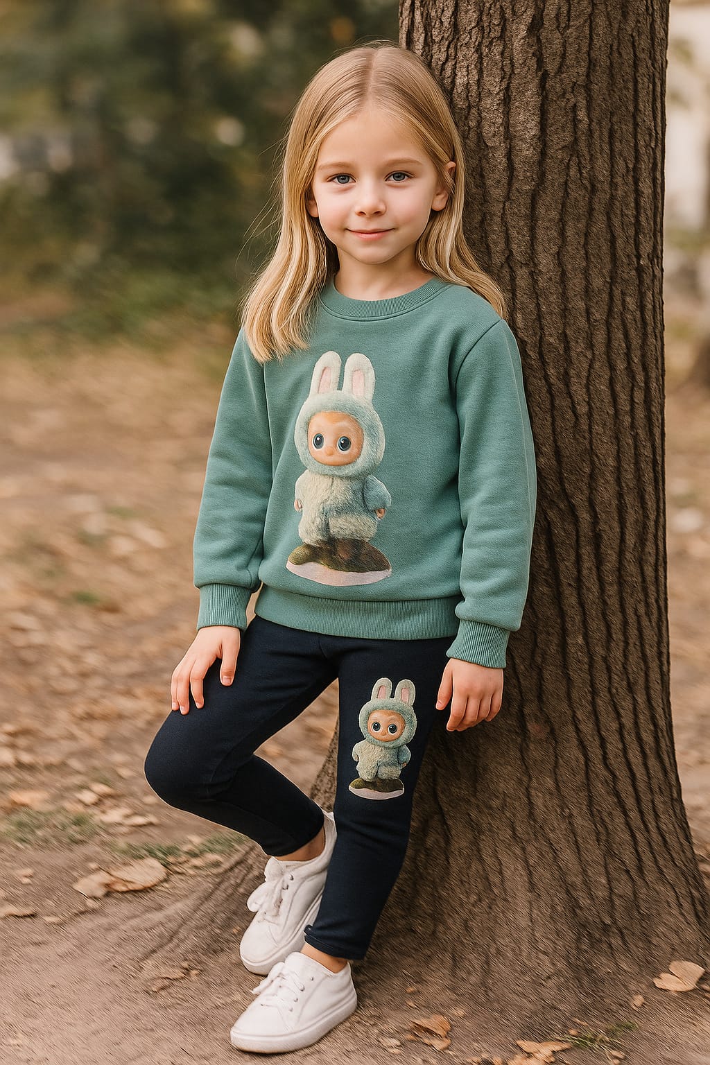 Conjunto Labubu Verde