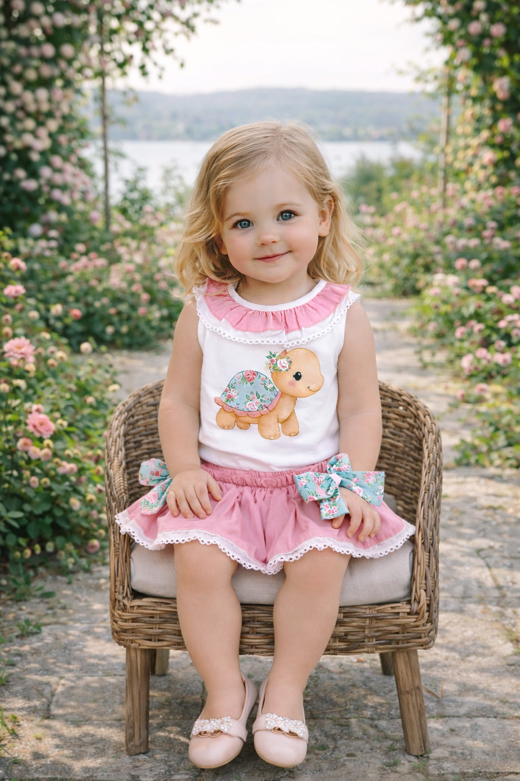 Conjunto Tortuga Floral