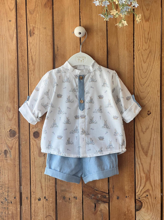 Conjunto Niño Blue Rabbit