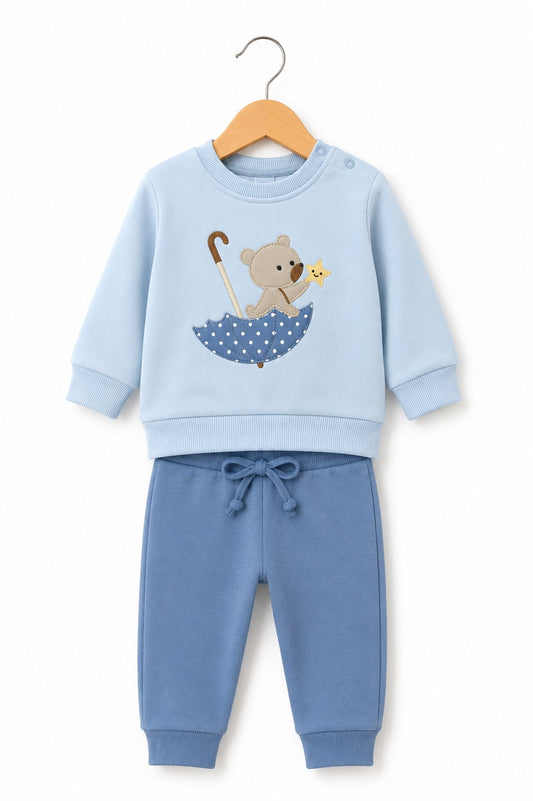 Conjunto Osito Estrella Azul