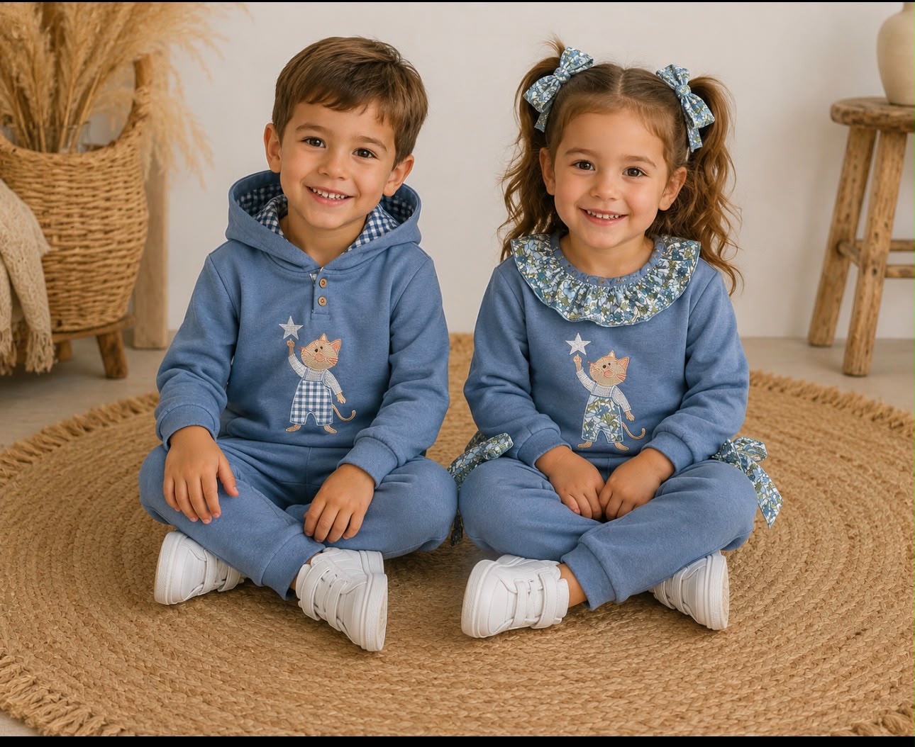 Conjunto Gato Estrella Niña