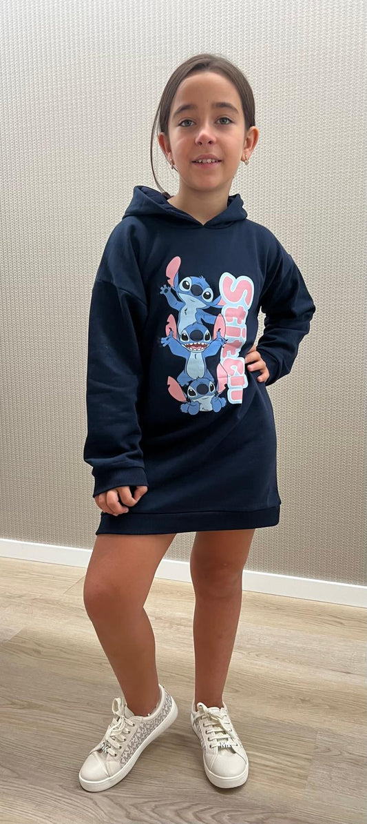 Vestido Sudadera Stitch