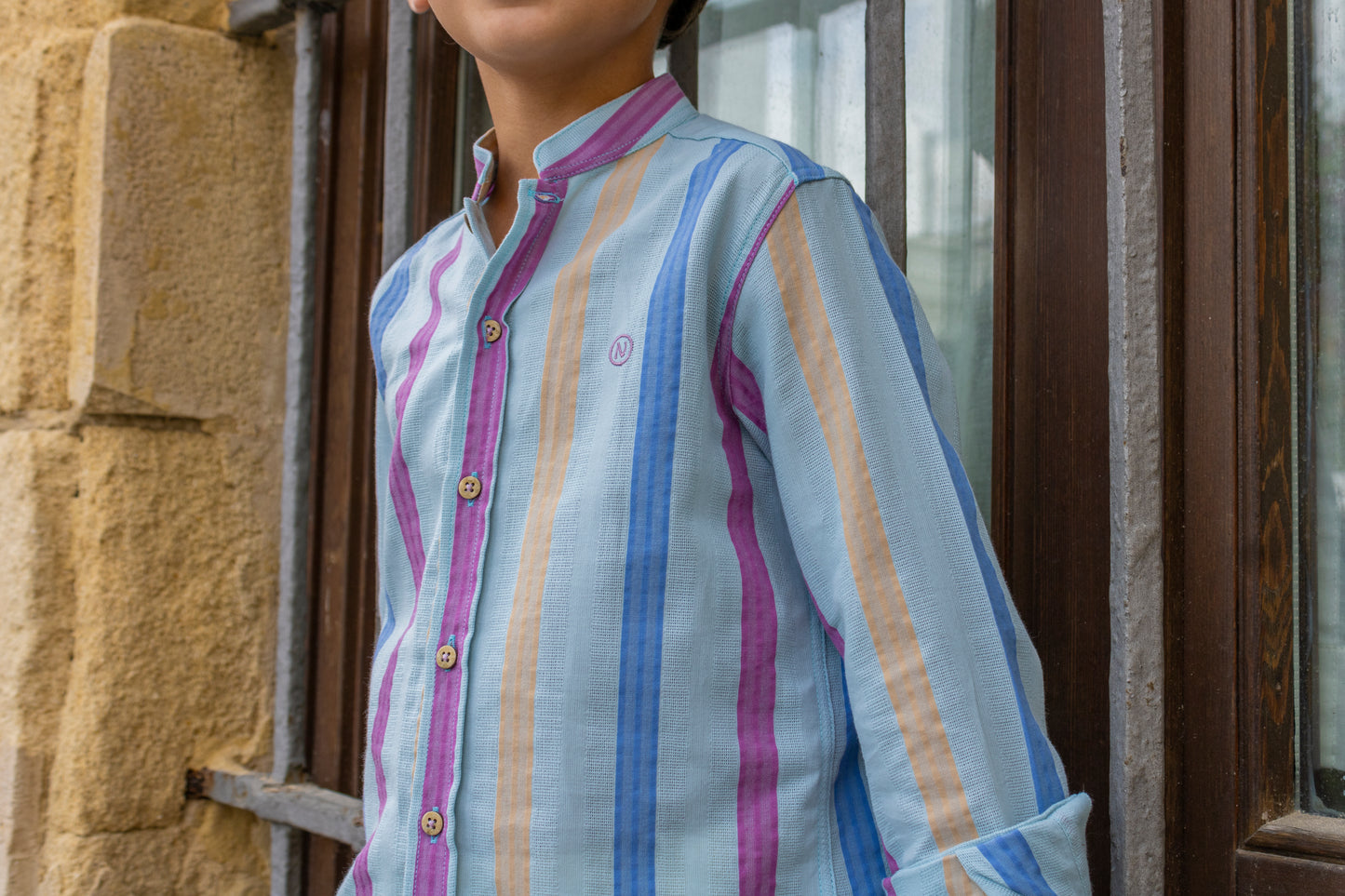 Camisa Multicolor Ancha
