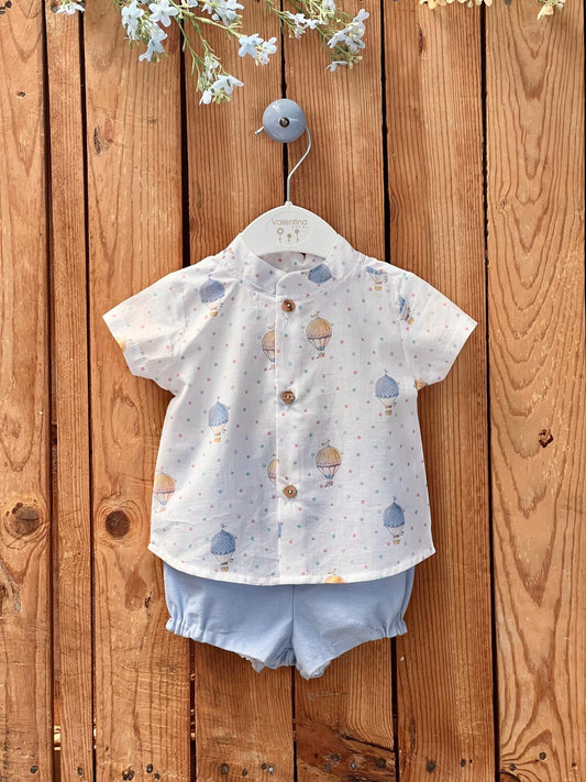 Conjunto Niño Ballon Blue