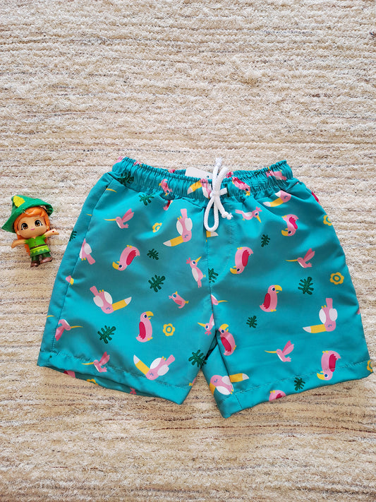 Bañador niño tropical