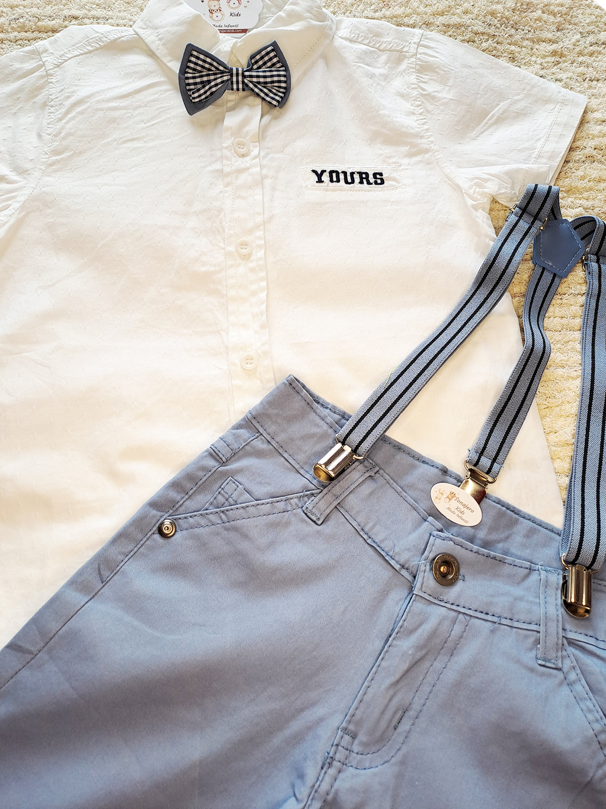 Tirantes Pajarita Azul