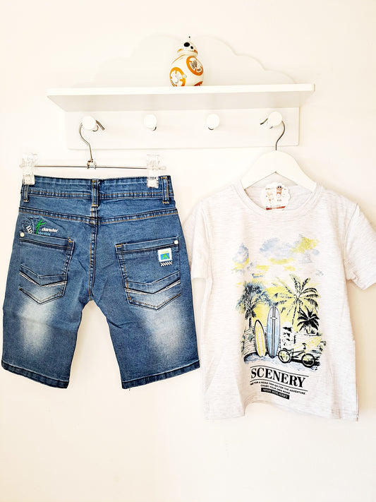 Conjunto Vaquero Niño Scenery