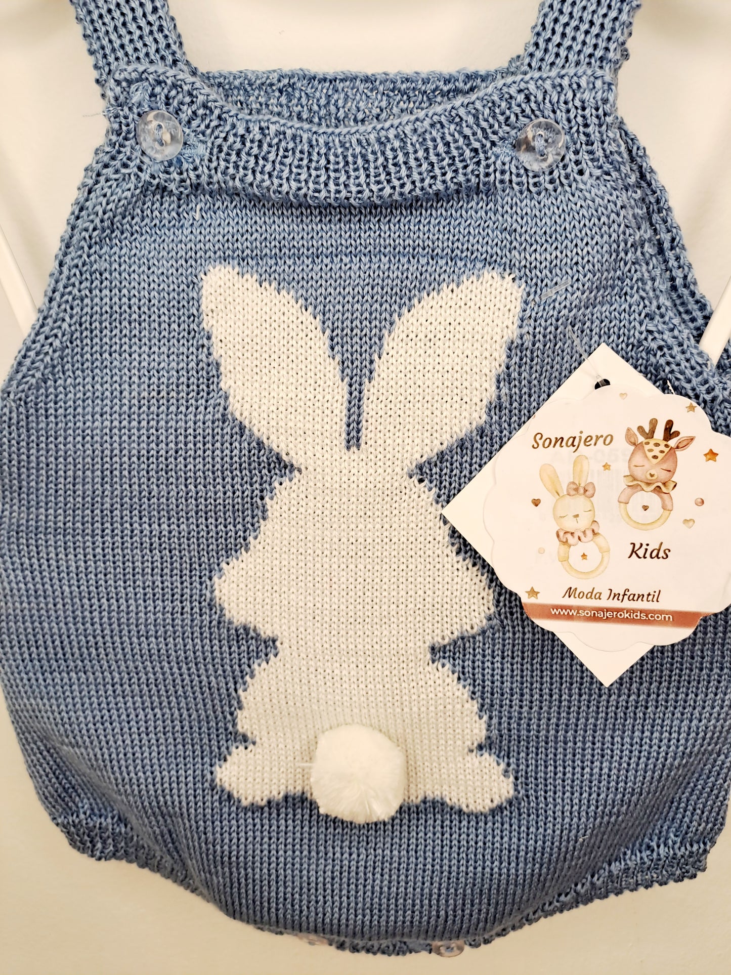 Peto Hilo Conejito Azulín