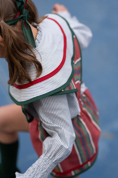 Conjunto Peto Rayas Niña Jose Varon