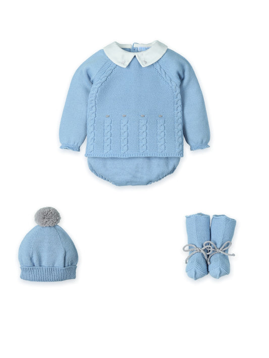 0238 Conjunto 4P Polar Trenz Dots