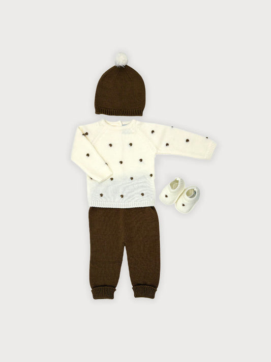 Conjunto 4P Quinque Chocolate