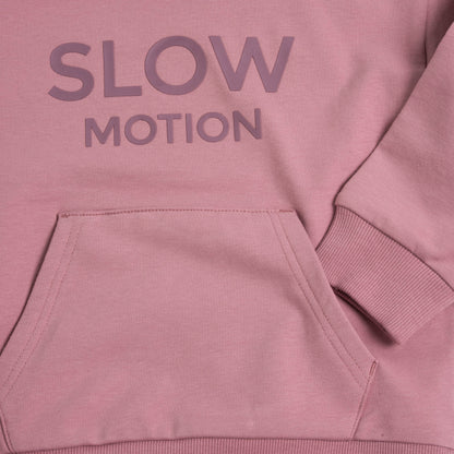 Sudadera Slow Morion Malva